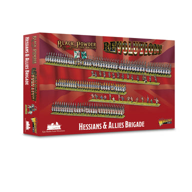 Black Powder Epic | Revolution AWI | Hessians and Allied Brigade | 13.5mm Plastic Unit