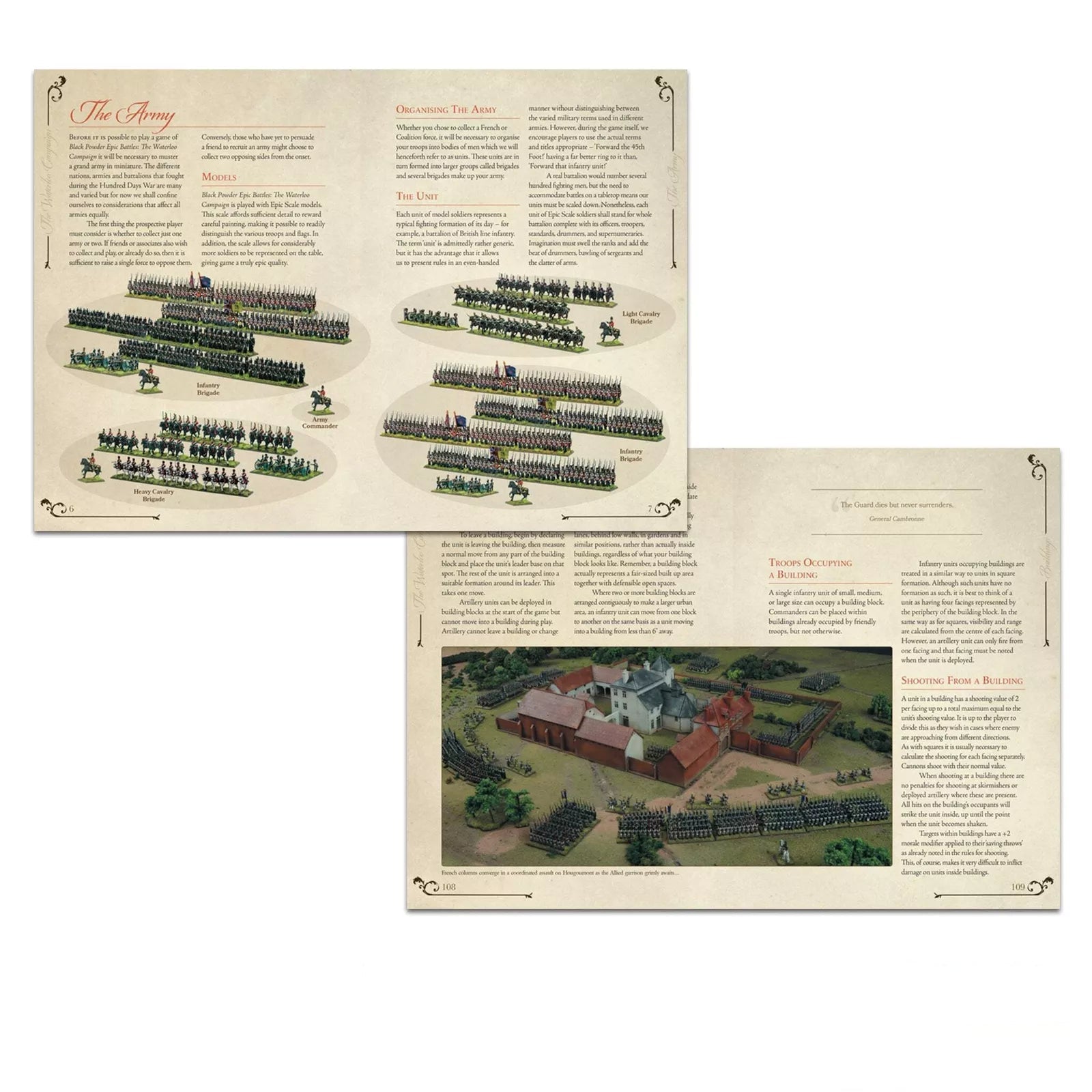 Black Powder Epic | The Waterloo Campaign | 13.5mm Softback Book Rulebook