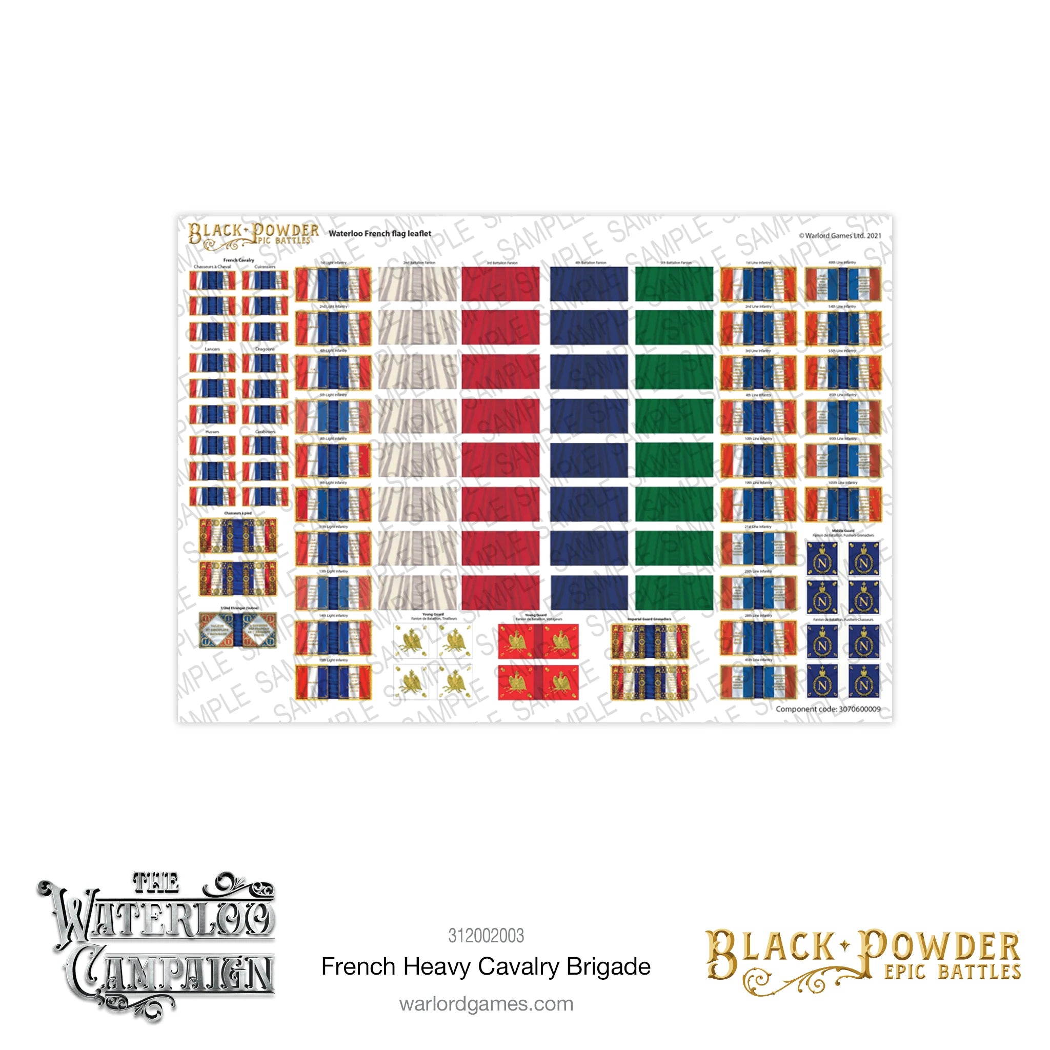 Black Powder Epic | Waterloo Campaign French Heavy Cavalry | 13.5mm Plastic Unit