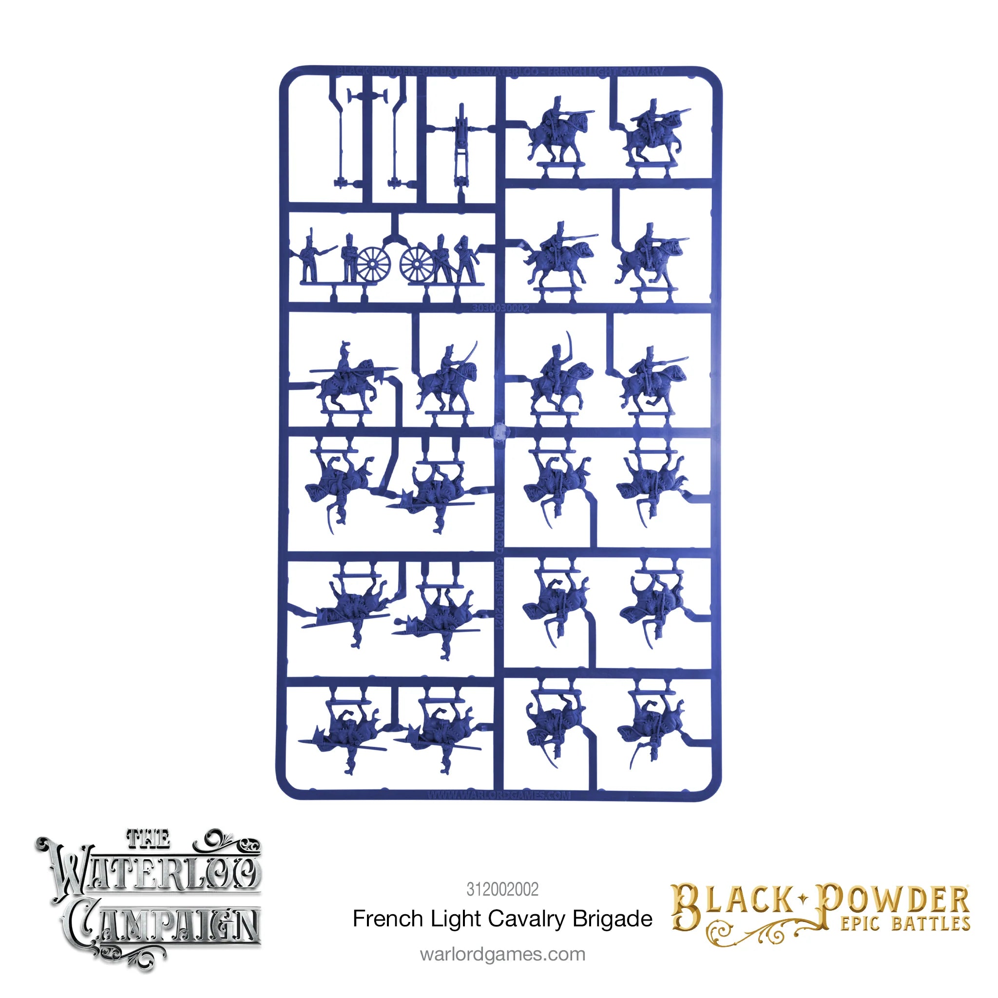 Black Powder Epic | Waterloo Campaign French Light Cavalry | 13.5mm Plastic Unit