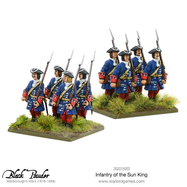 Black Powder | Marlborough Infantry of the Sun King | 28mm Plastic Unit
