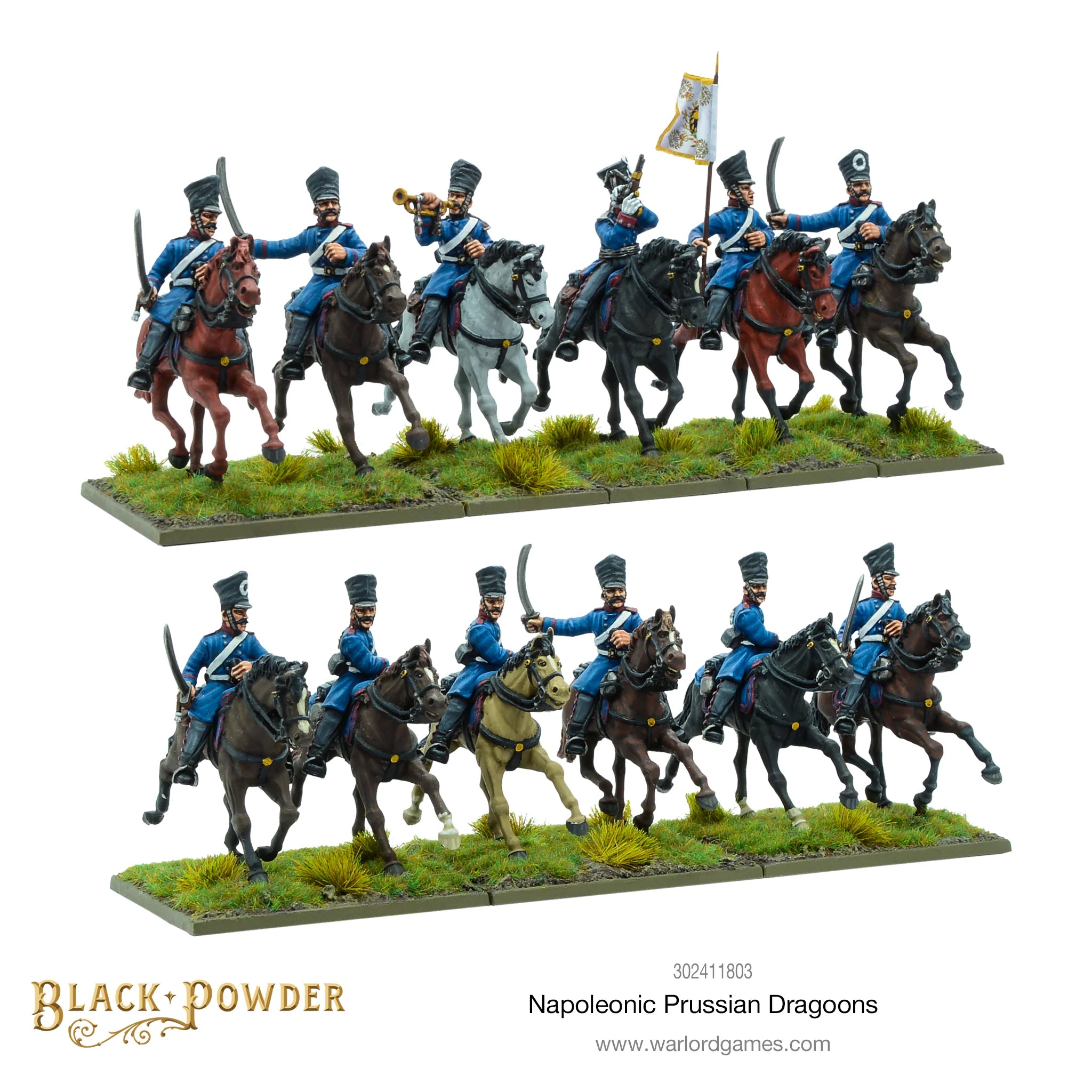 Black Powder | Prussian Dragoons | 28mm Plastic Unit