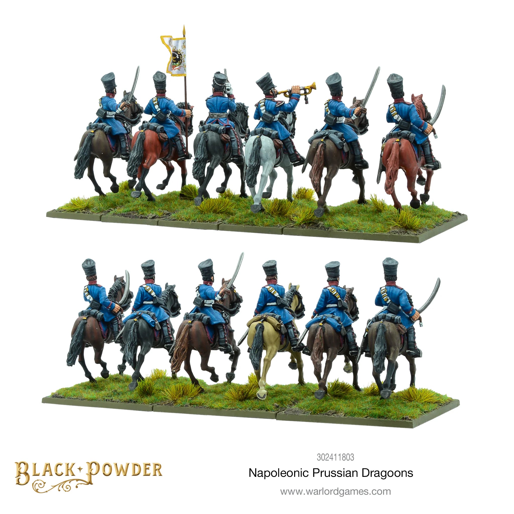 Black Powder | Prussian Dragoons | 28mm Plastic Unit