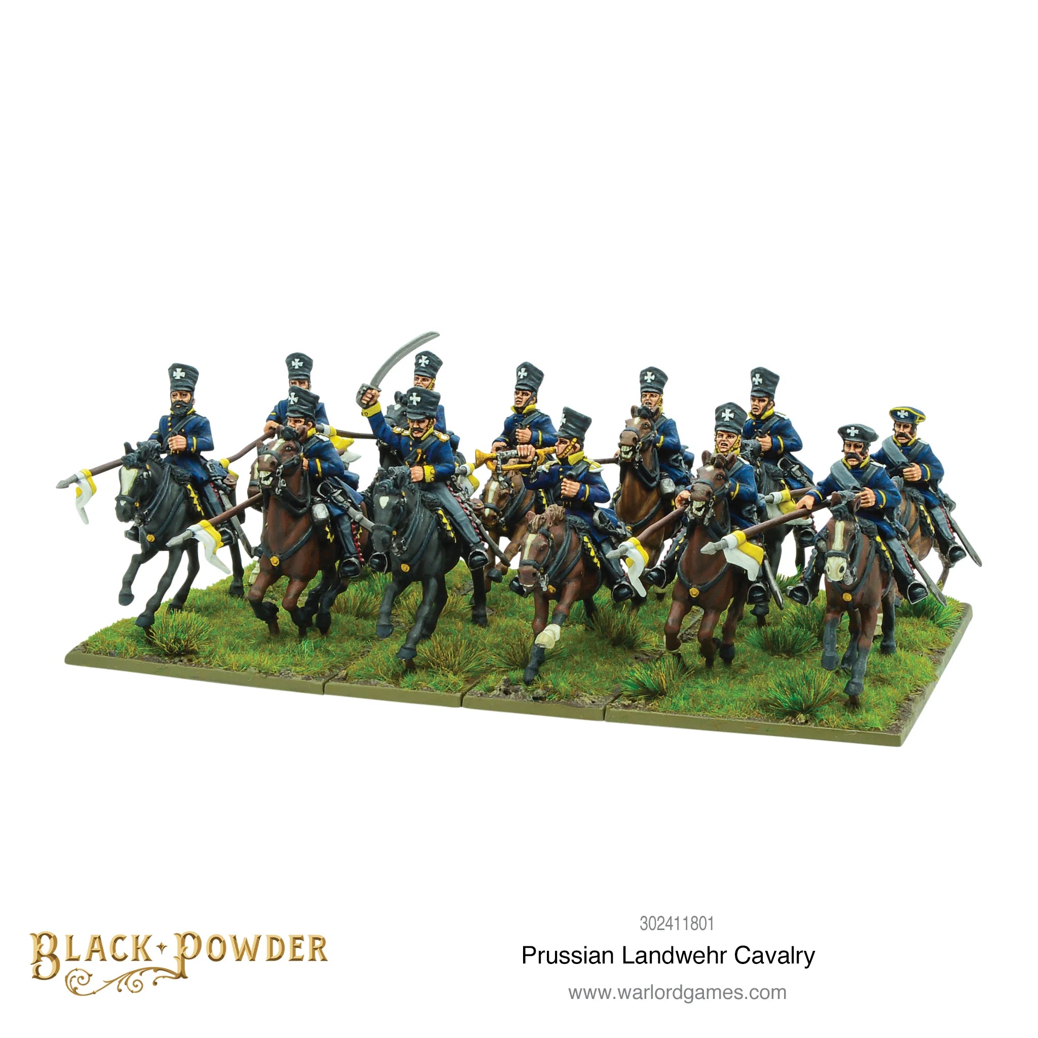 Black Powder | Prussian Landwehr Cavalry | 28mm Resin Unit