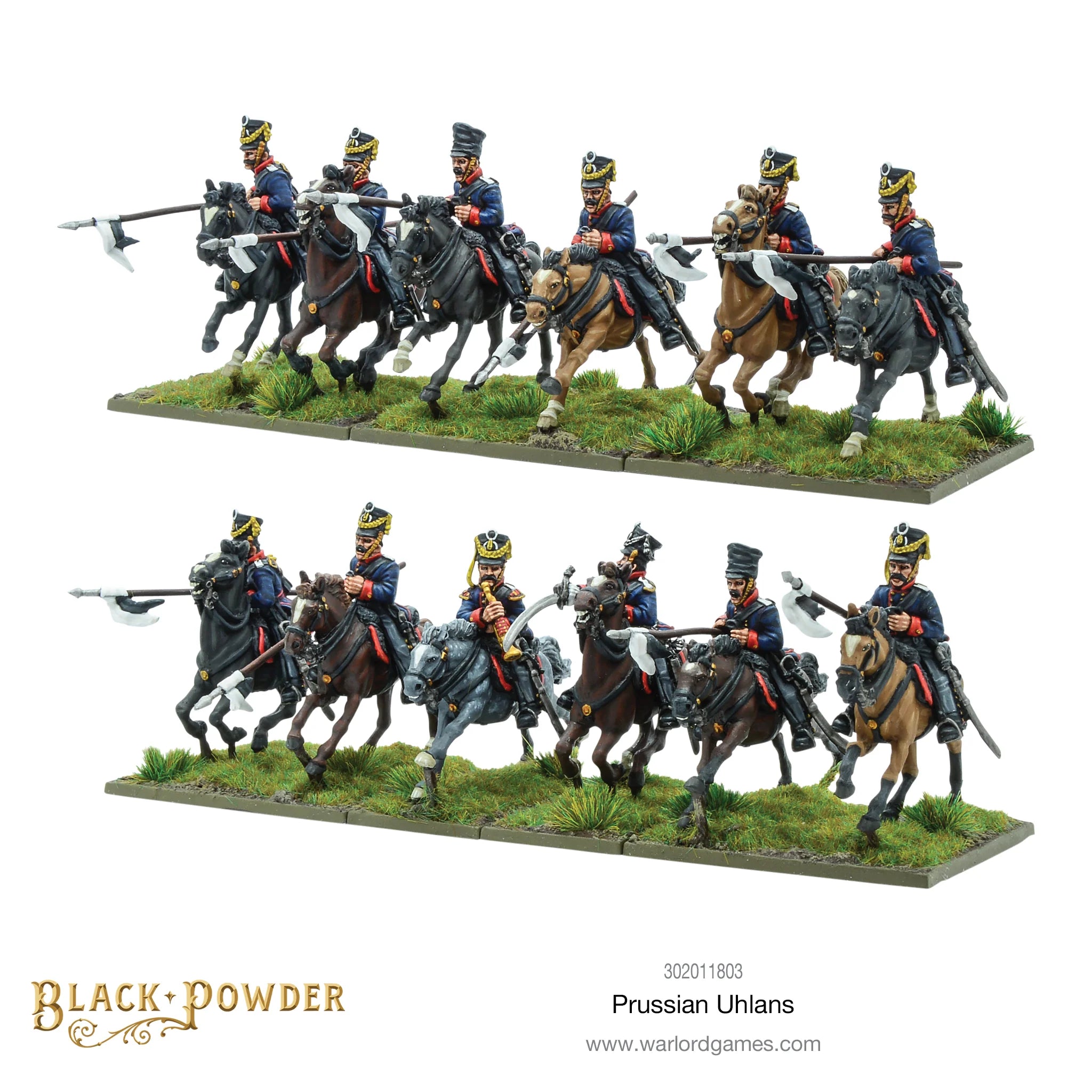 Black Powder | Prussian Uhlans | 28mm Plastic Unit
