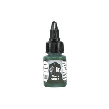 Pro Acryl | Black Green | 22ml Individual Paint | Element Games | Miniature Kingdoms