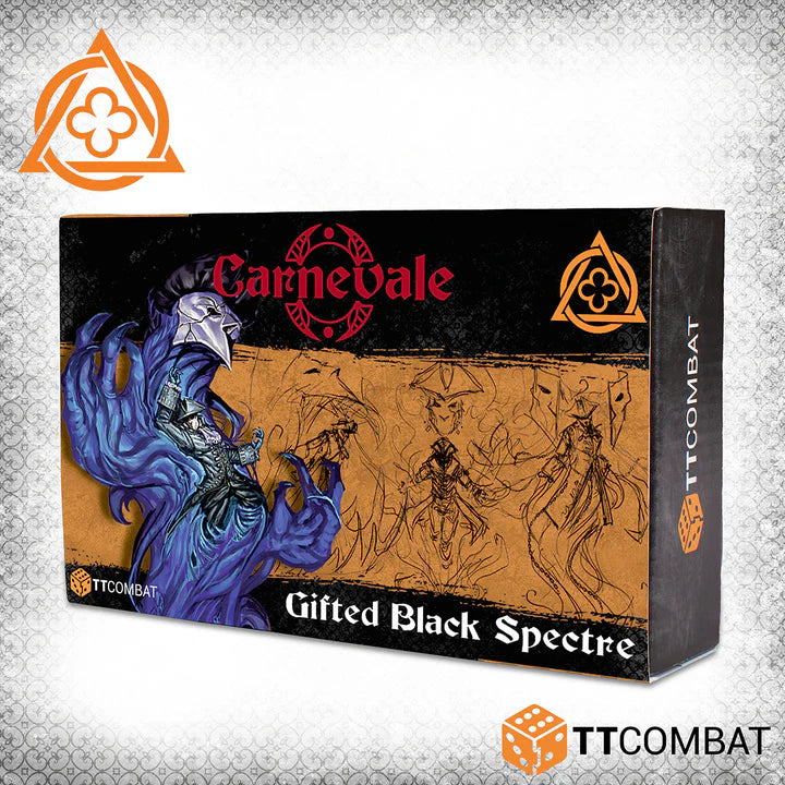 Carnevale | Gifted Commedia Dell'Arte | Black Spectre | 28mm Plastic Unit