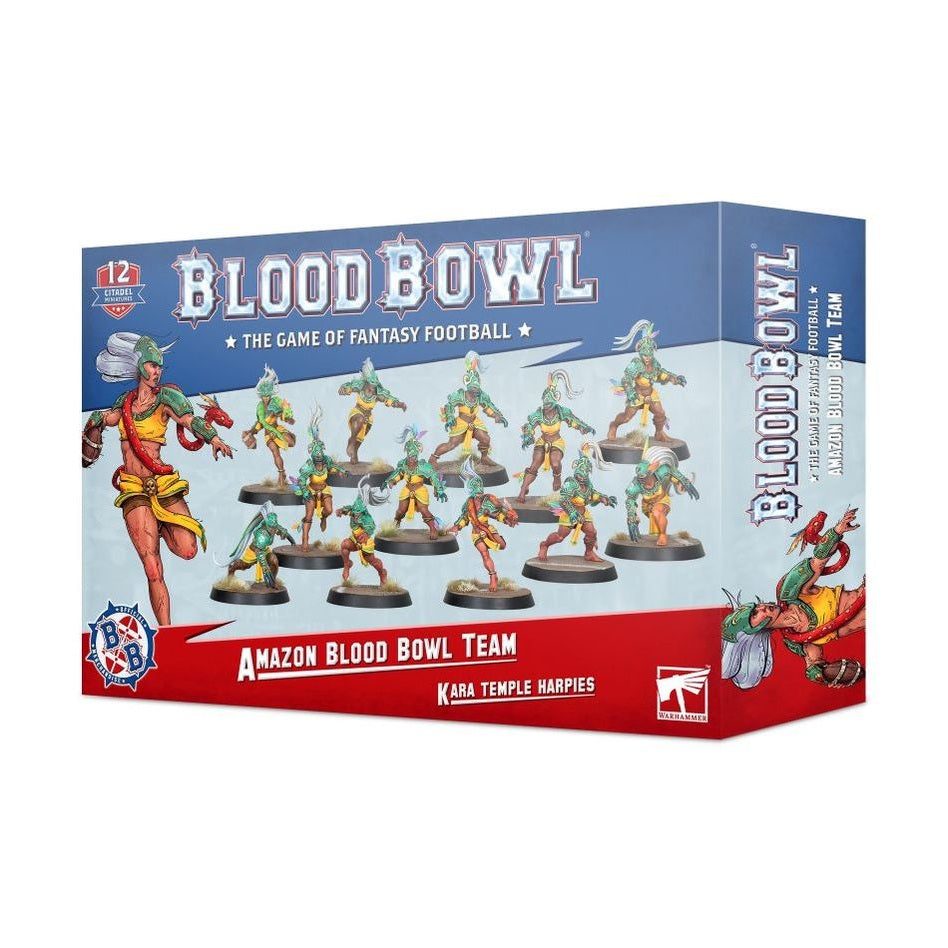 Blood Bowl | Amazon Team | Kara Temple Harpies | Plastic Team