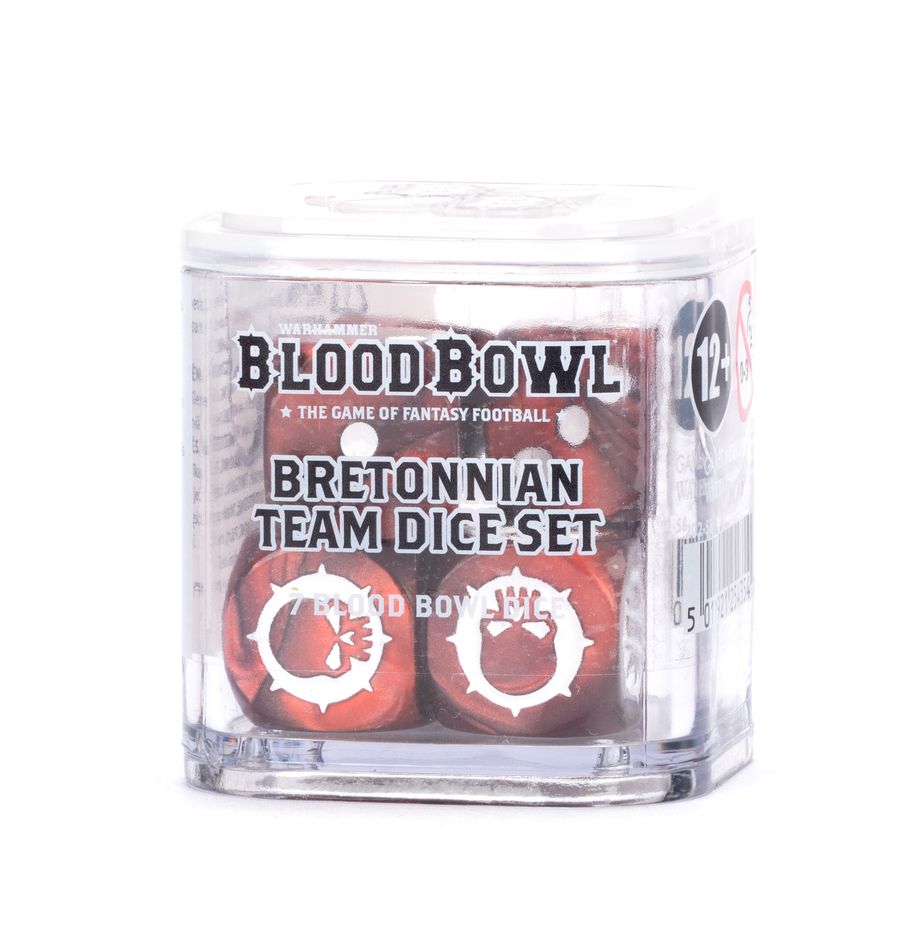 Blood Bowl | Bretonnian Team Dice | Dice Set