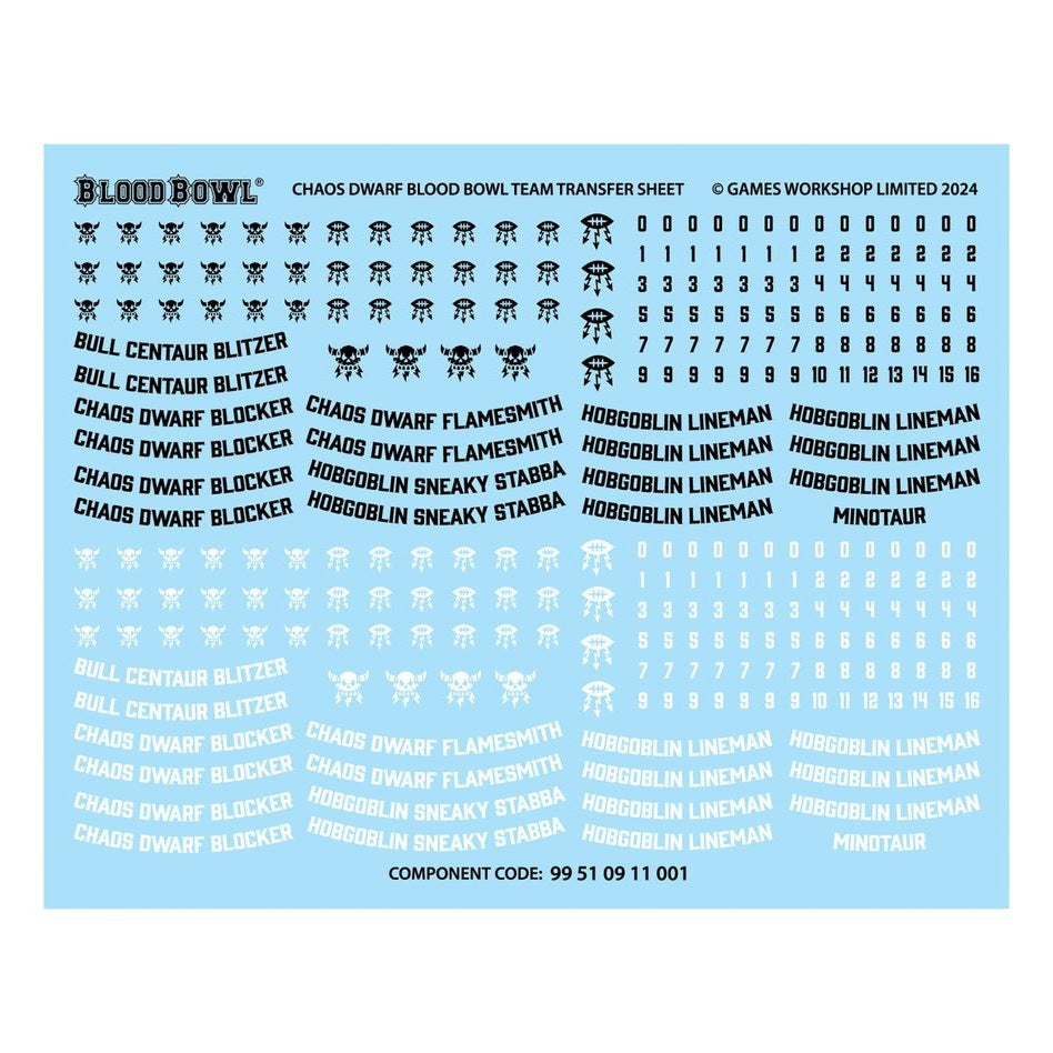 Blood Bowl | Chaos Dwarf Team | Zharr-Naggrund Ziggurats | Plastic Team