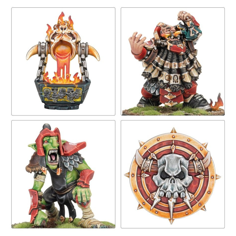 Blood Bowl | Chaos Dwarf Team | Zharr-Naggrund Ziggurats | Plastic Team