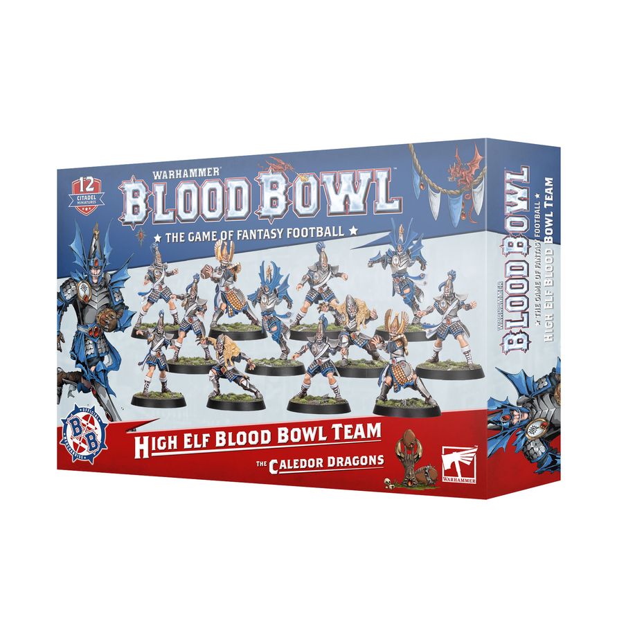 Blood Bowl | High Elf Team | Caledor Dragons | Plastic Team