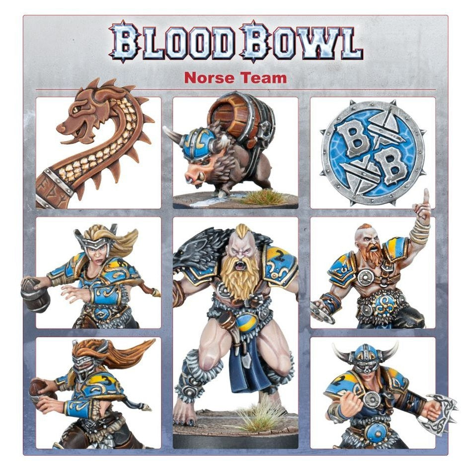 Blood Bowl | Norse Team | Norsca Rampagers | Plastic Team