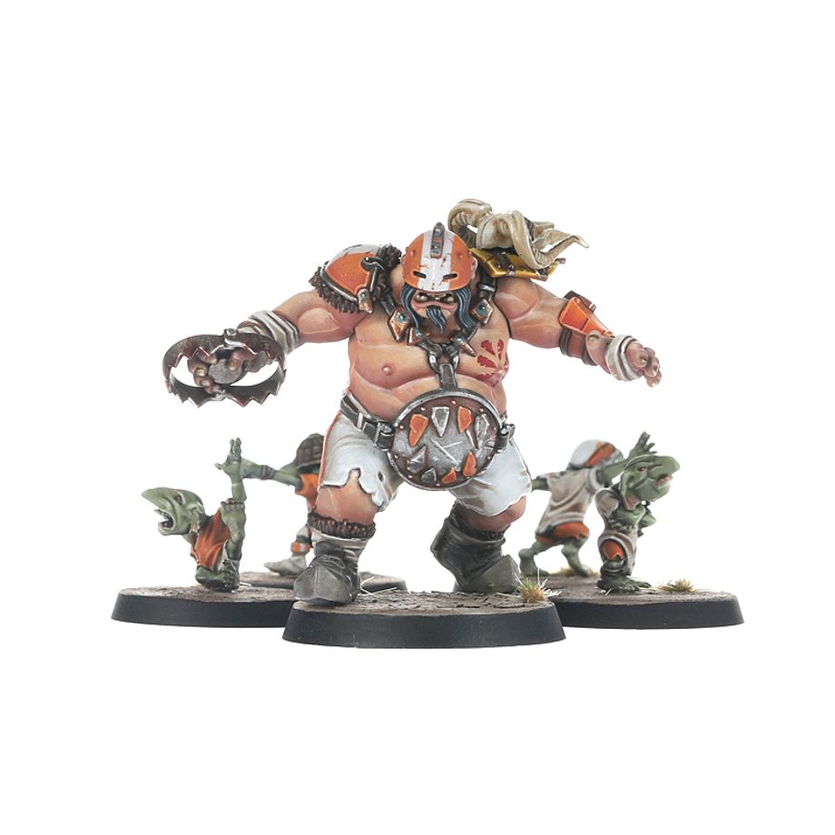 Blood Bowl | Ogre Team | Fire Mountain Gut Busters | Plastic Team