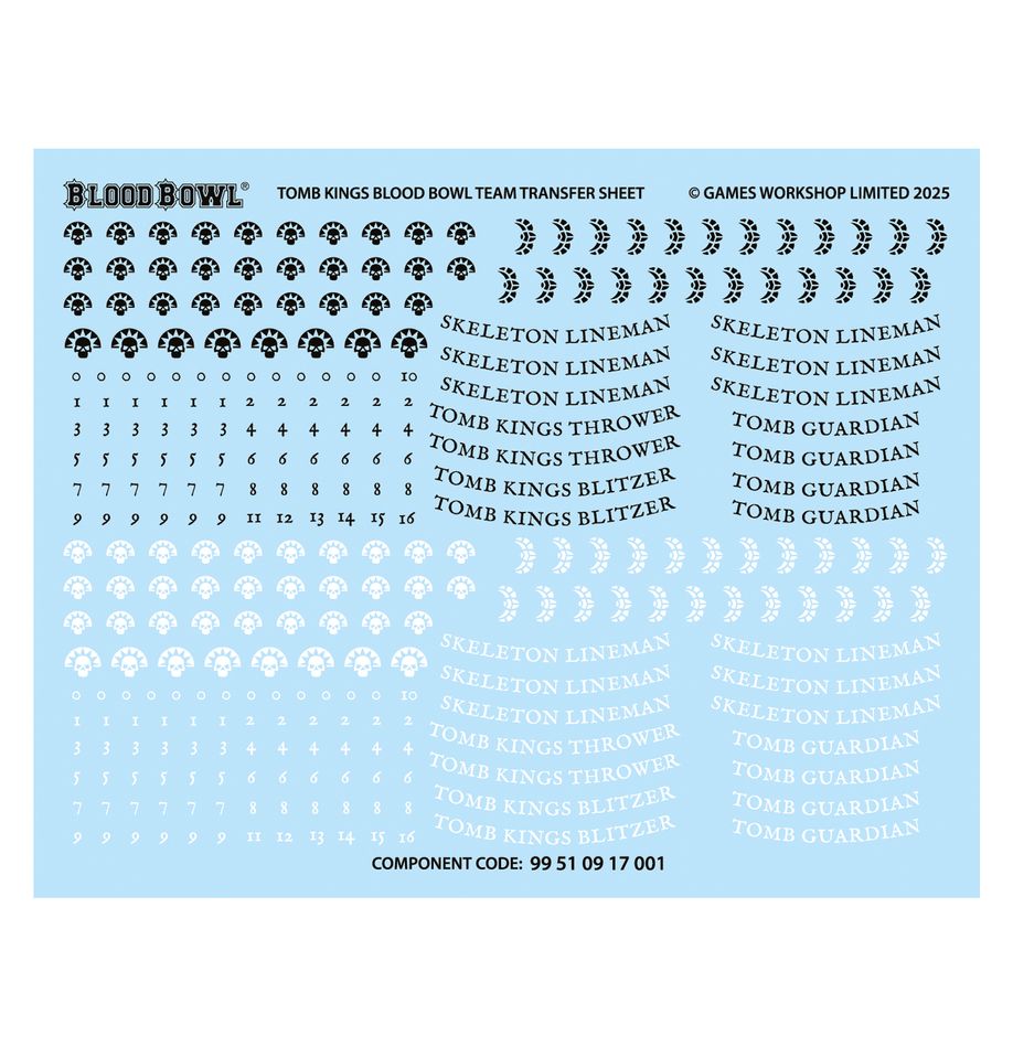 Blood Bowl | Tomb Kings Team | The Nehekhara Nightmares | Plastic Team