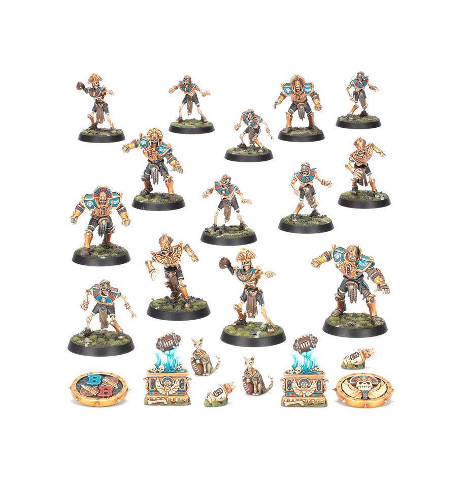 Blood Bowl | Tomb Kings Team | The Nehekhara Nightmares | Plastic Team