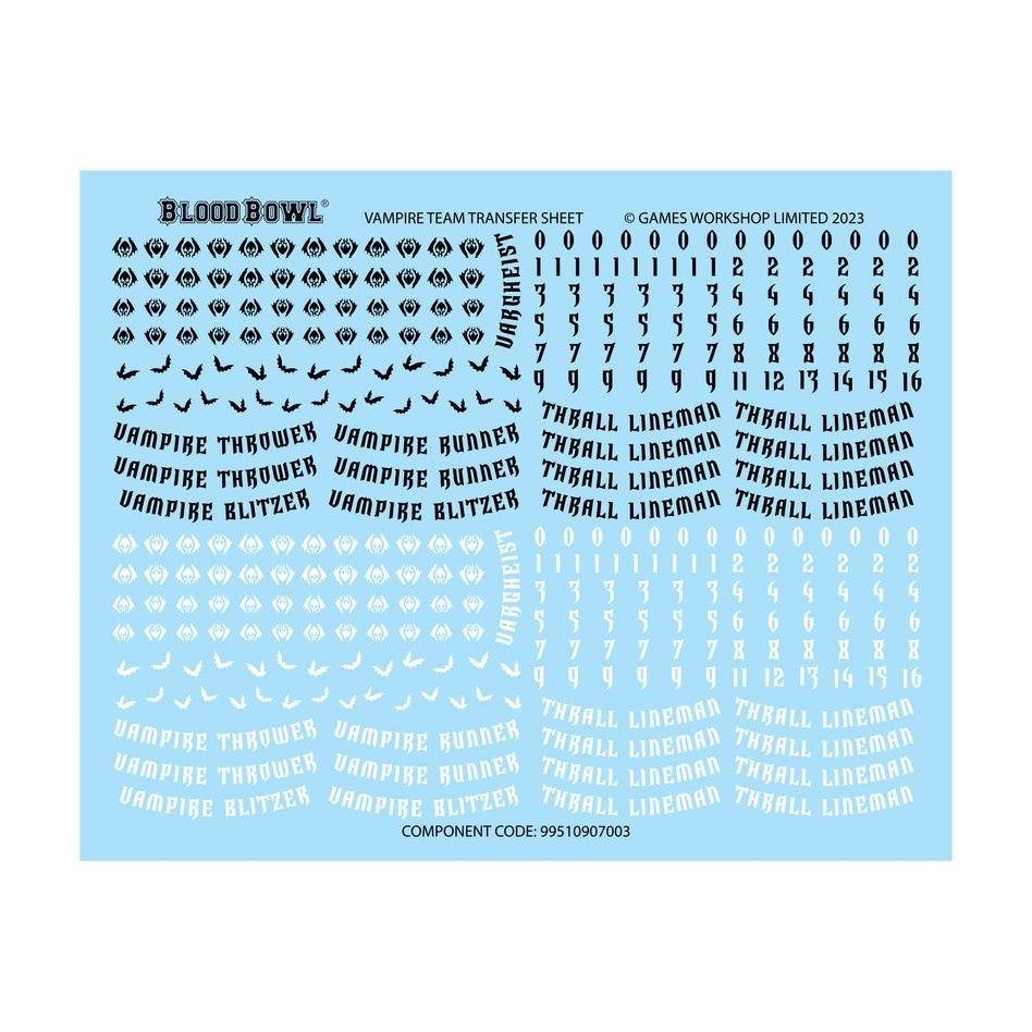 Blood Bowl | Vampire Team | Drakfang Thirsters | Plastic Team