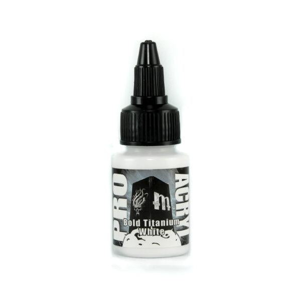 Pro Acryl | Bold Titanium White | 22ml Individual Paint | Element Games | Miniature Kingdoms