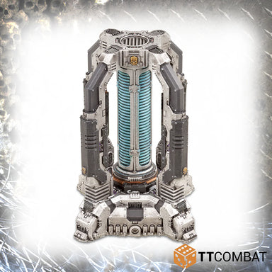 Tabletop Scenics | Sci Fi Gothic Bolstered Drop Alternator | 28mm Resin Blister Pack | TTCombat | Miniature Kingdoms