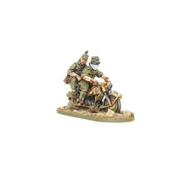 Bolt Action | Afrika Korps Kradschutzen Motorcycle | 28mm Metal Blister Pack
