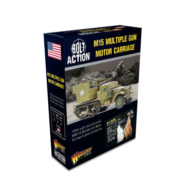 Bolt Action | American | M15 Multiple Gun Motor Carriage | 28mm Resin Metal Vehicle