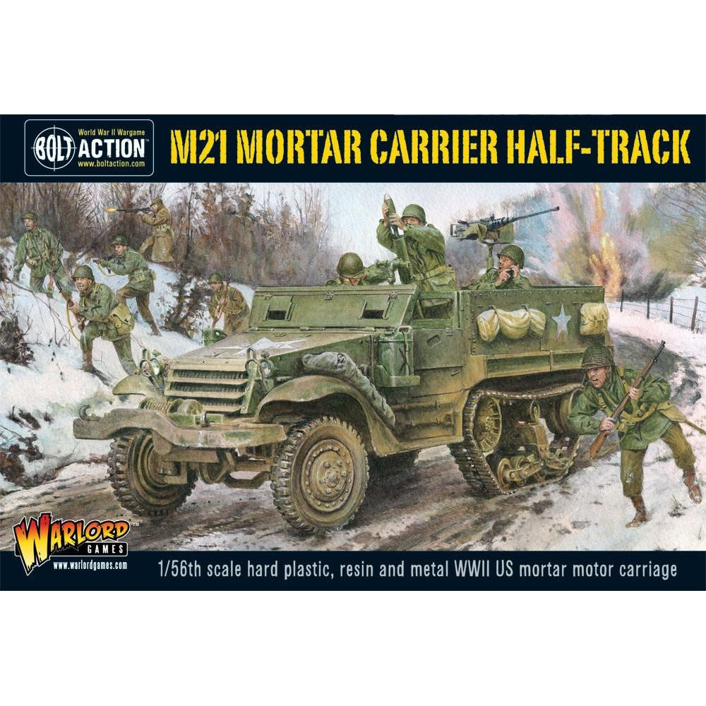 Bolt Action | USA M21 Mortar Carrier Halftrack | 28mm Plastic Vehicle