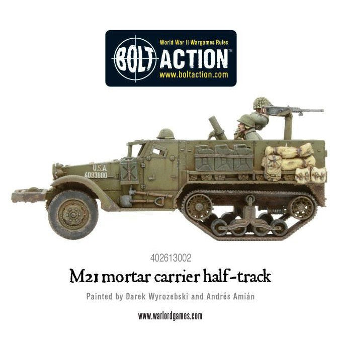 Bolt Action | USA M21 Mortar Carrier Halftrack | 28mm Plastic Vehicle