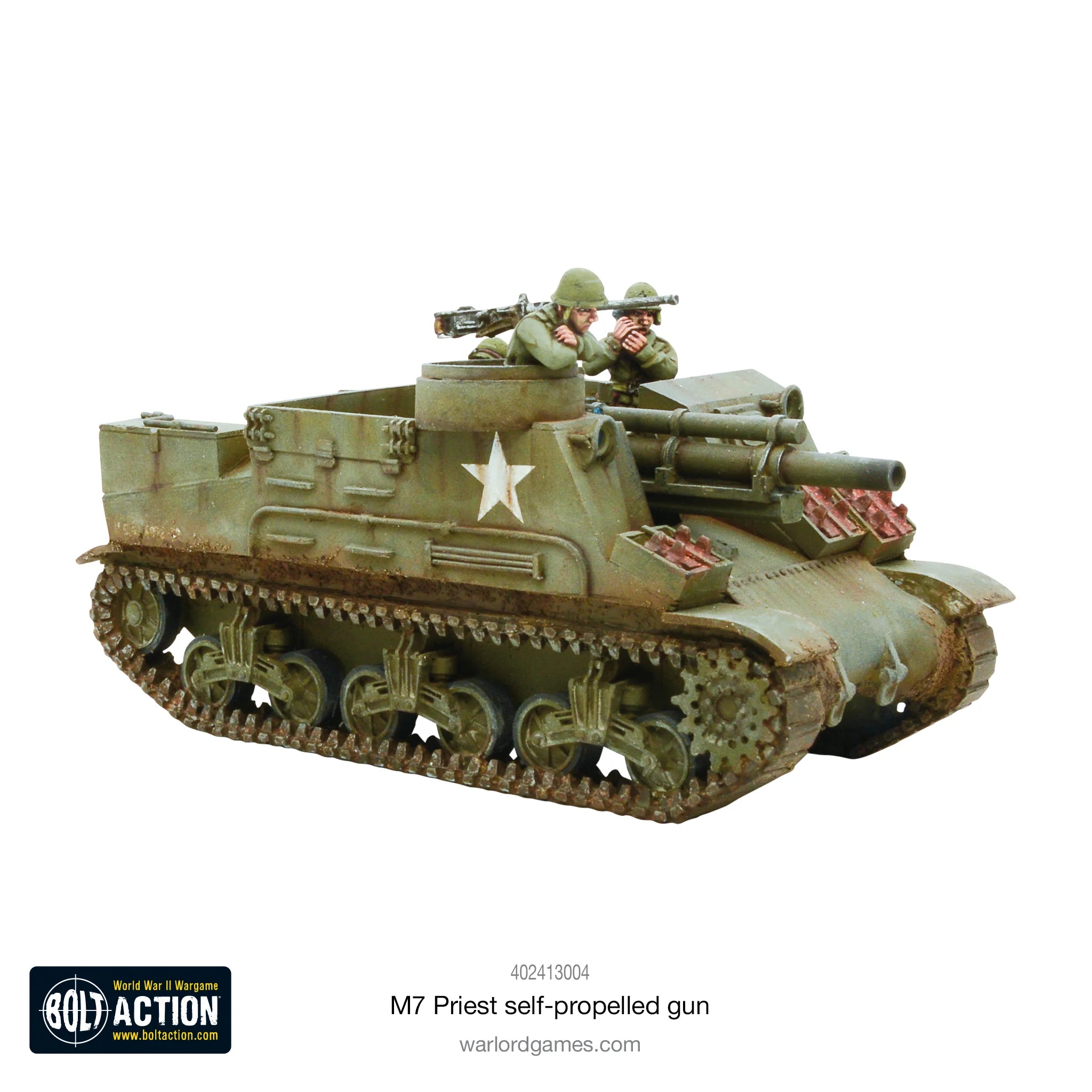 Bolt Action | American | M7 Priest | 28mm Resin Metal Vehicle