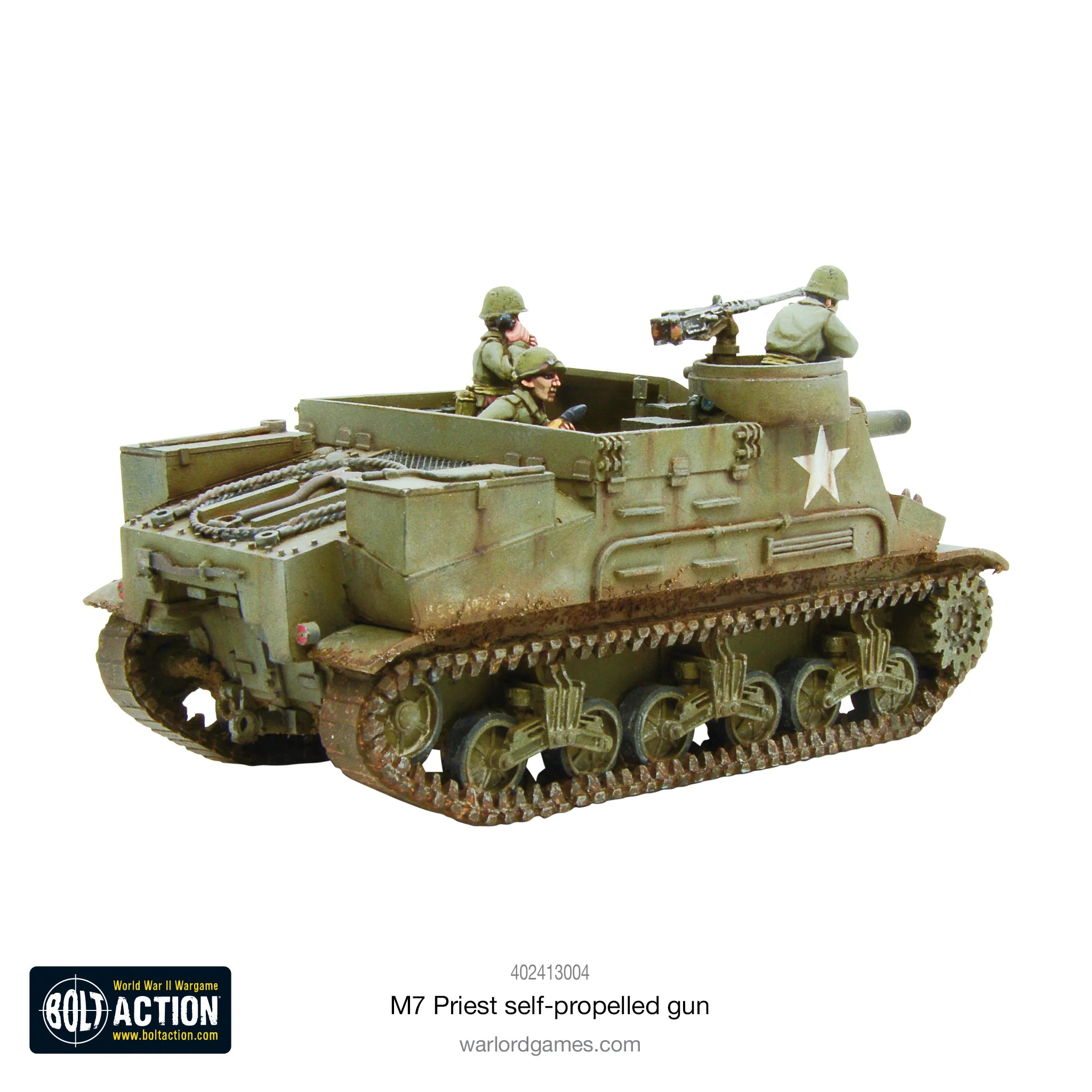 Bolt Action | American | M7 Priest | 28mm Resin Metal Vehicle