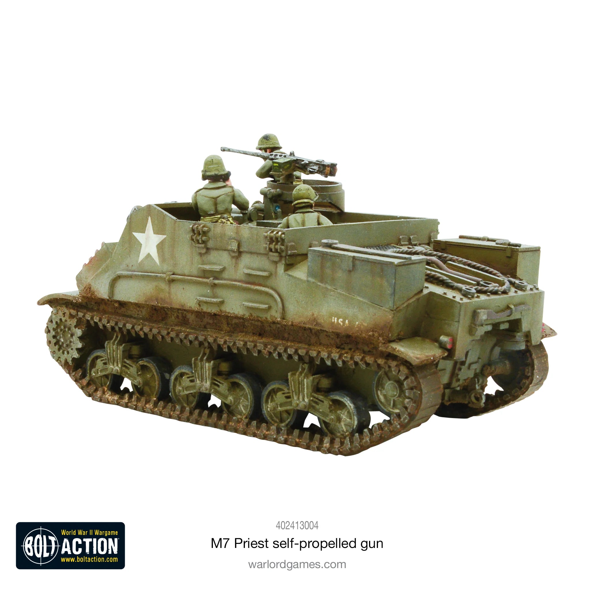 Bolt Action | American | M7 Priest | 28mm Resin Metal Vehicle