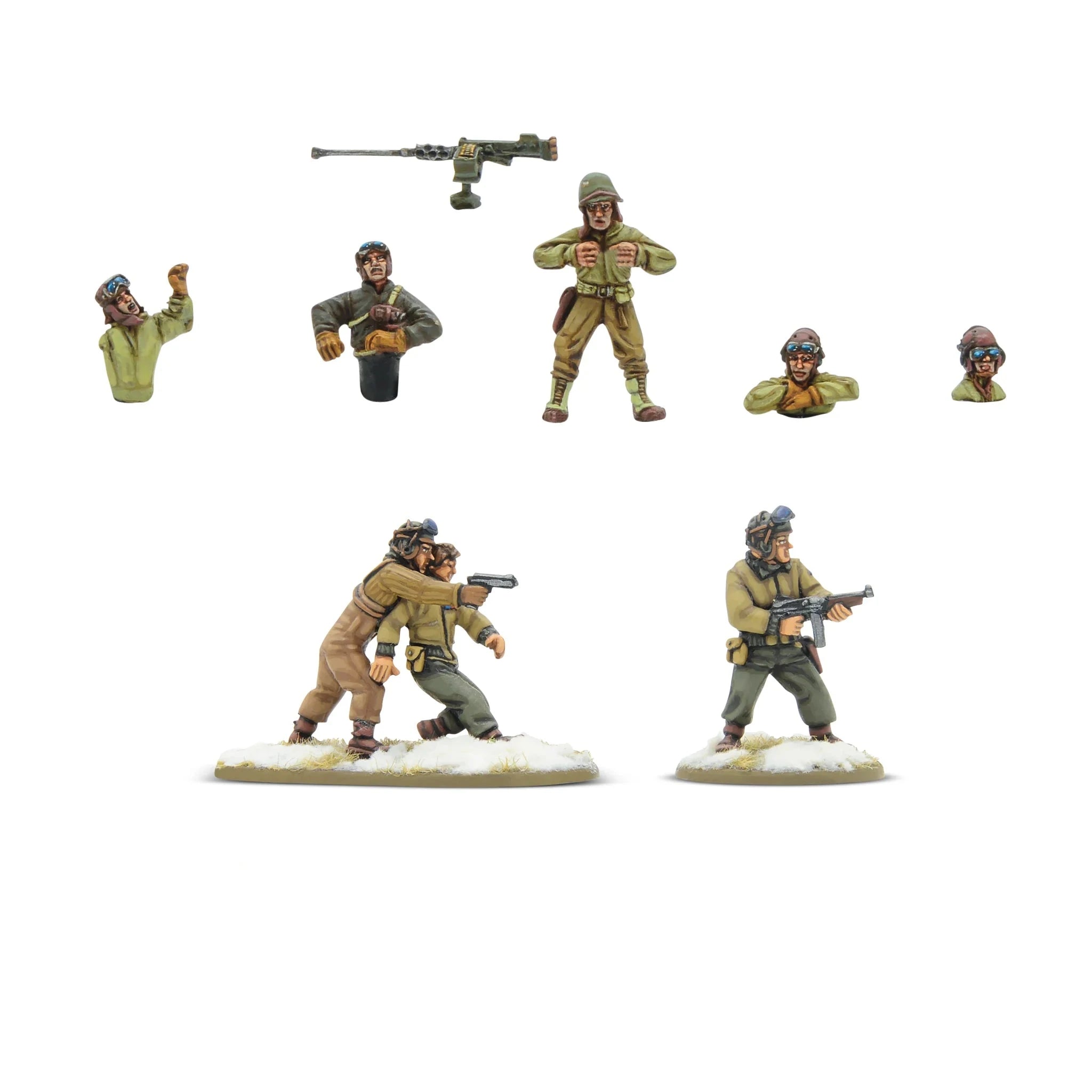 Bolt Action Italian Forward Observers | 3 Metal Figures — Miniature ...