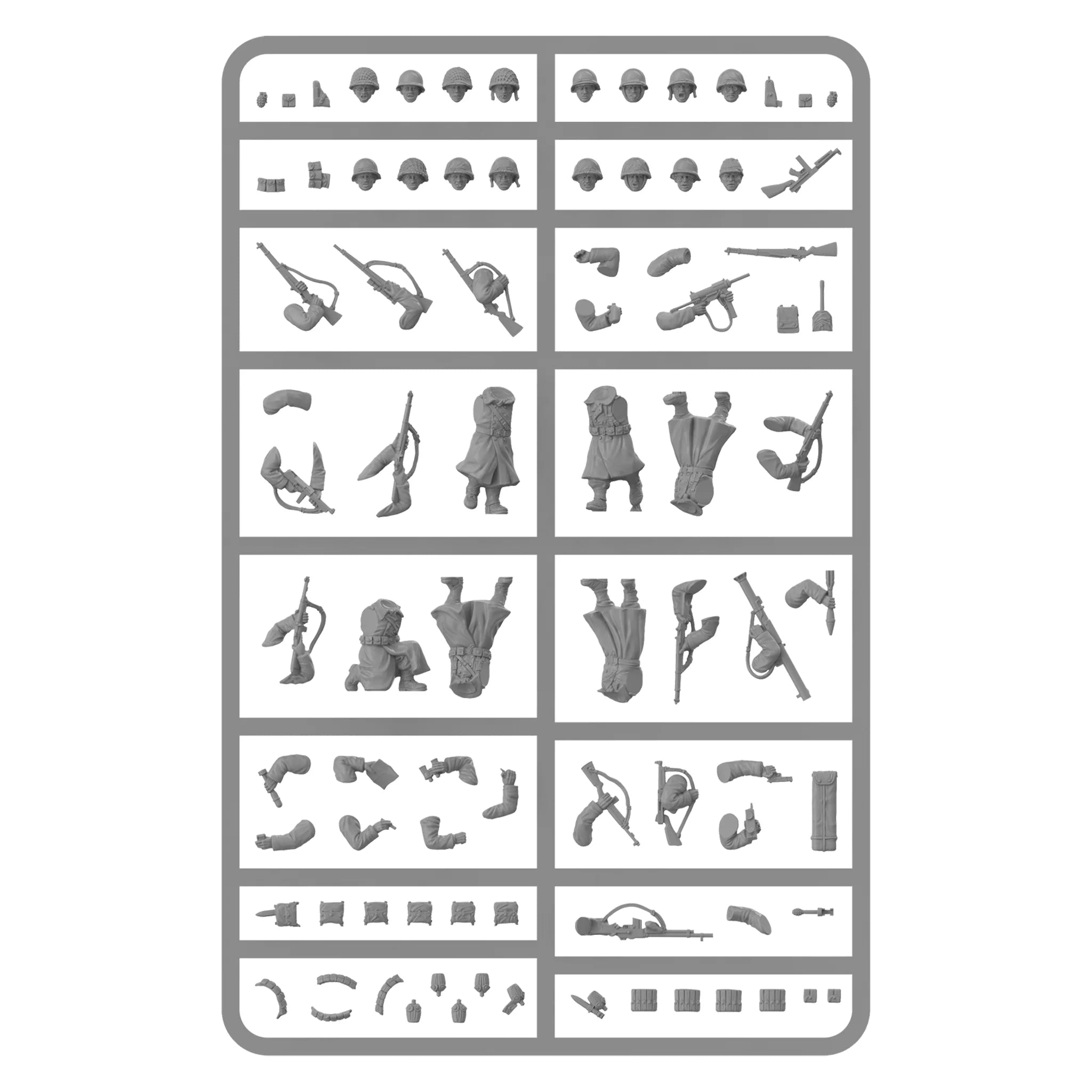 Bolt Action | American US Army Winter Starter | 28mm Plastic Starter