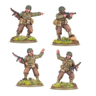 Bolt Action | American | US Rangers Platoon Commanders | 28mm Resin Blister Pack