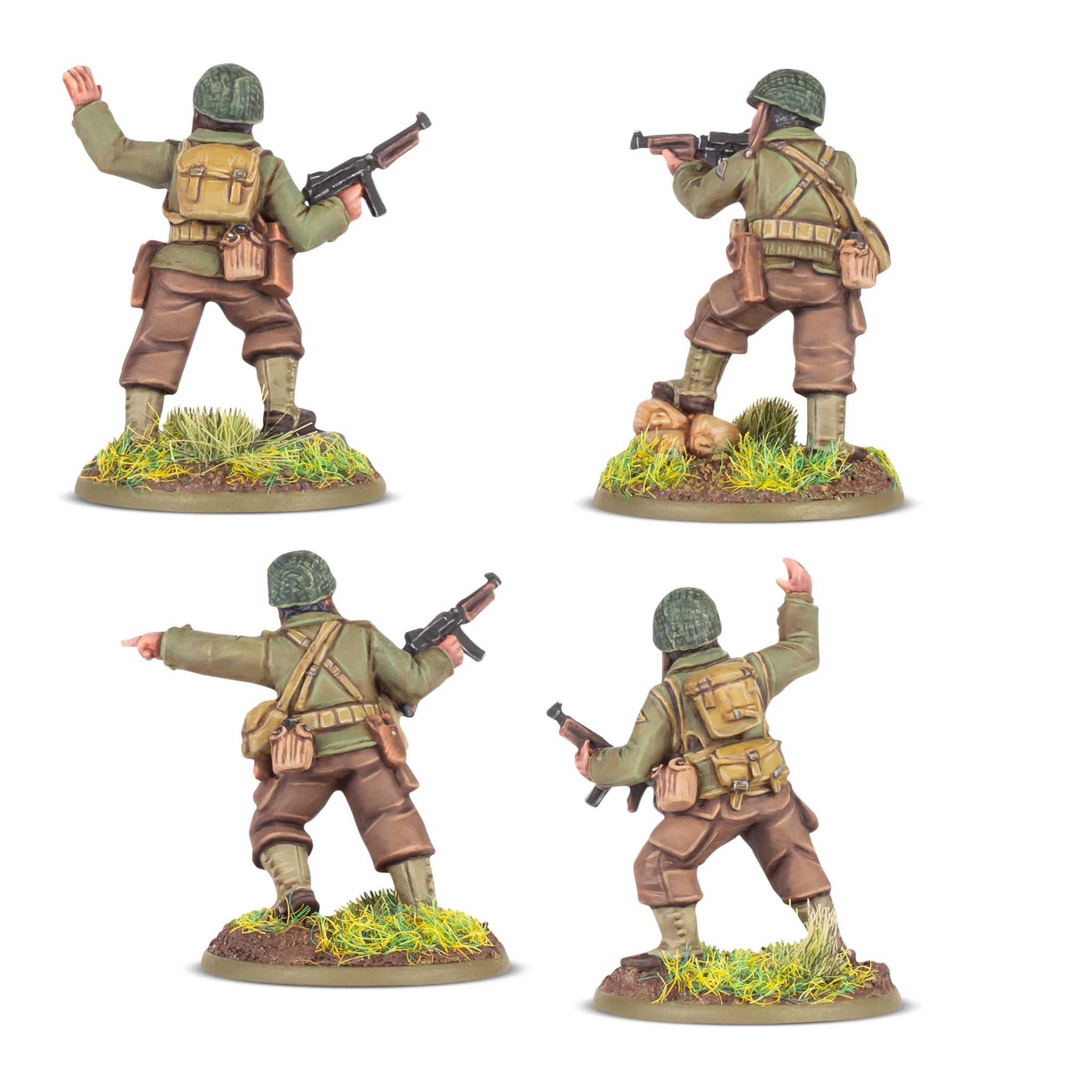 Bolt Action | American | US Rangers Platoon Commanders | 28mm Resin Blister Pack