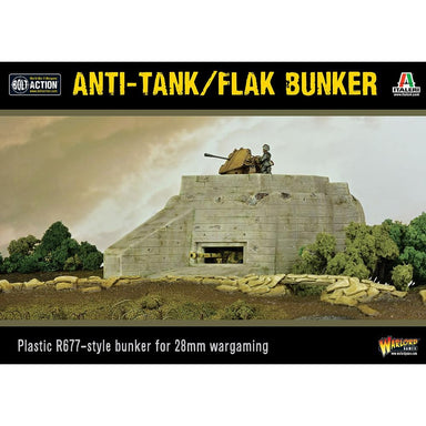 Bolt Action | Anti-Tank / Flak Bunker | 28mm Plastic Terrain