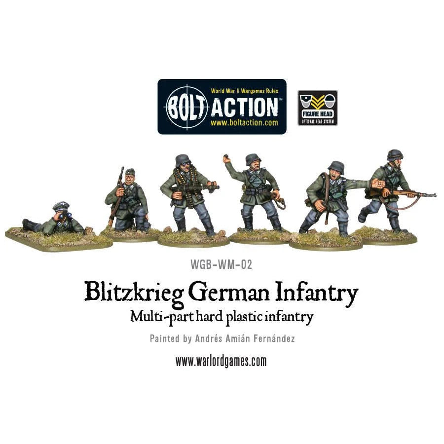 Bolt Action | German Blitzkrieg Infantry | 28mm Plastic Unit