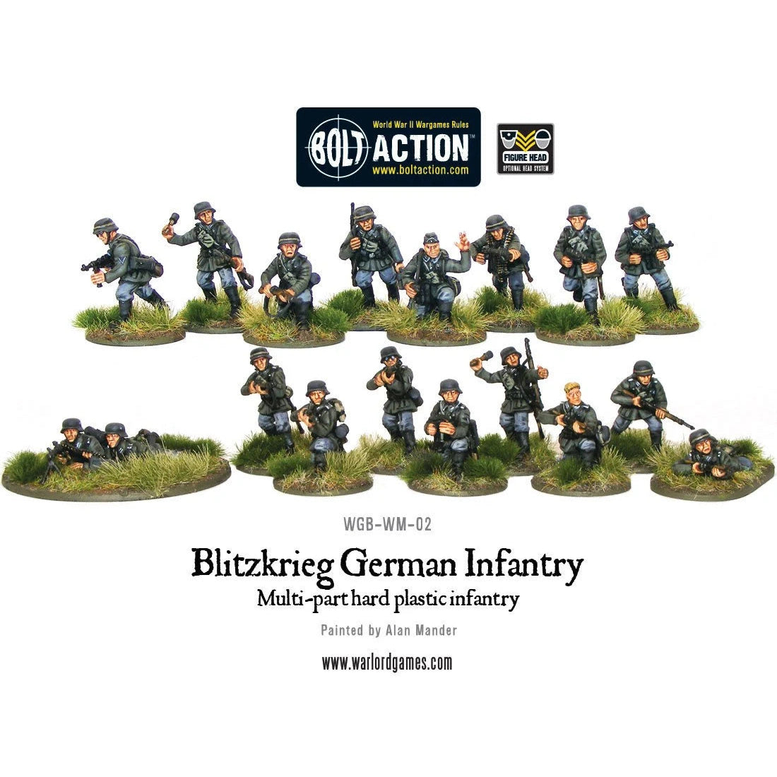 Bolt Action | German Blitzkrieg Infantry | 28mm Plastic Unit