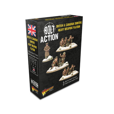 Bolt Action | Britain | British & Canadian Winter Heavy Weapons Platoon | 28mm Resin & Metal Unit