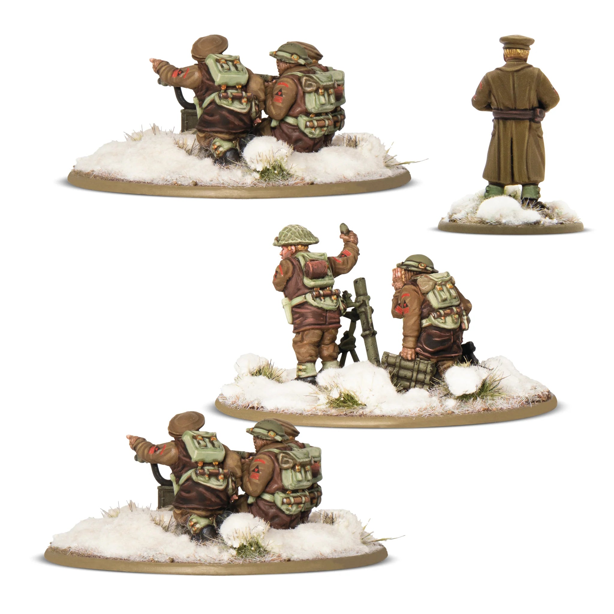 Bolt Action | Britain | British & Canadian Winter Heavy Weapons Platoon | 28mm Resin & Metal Unit
