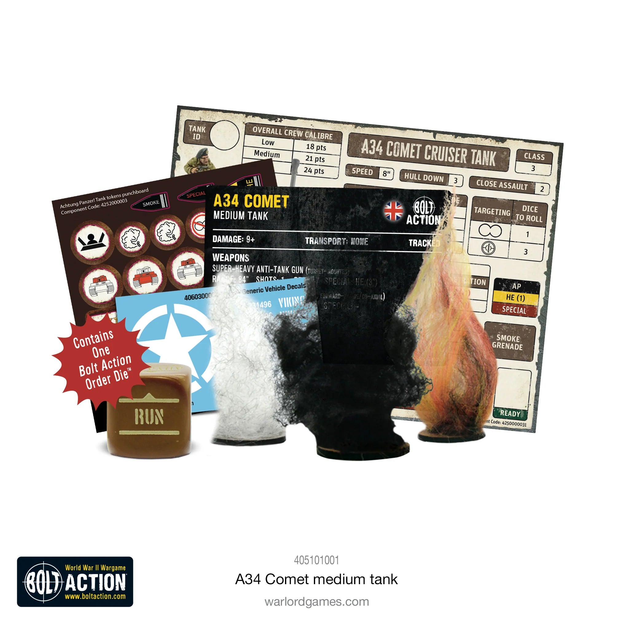 Bolt Action | British | A34 Comet | 28mm Resin Metal Vehicle