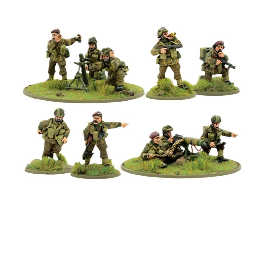Bolt Action | British | British Airborne Support Group | 28mm Metal Small Box | Warlord | Miniature Kingdoms