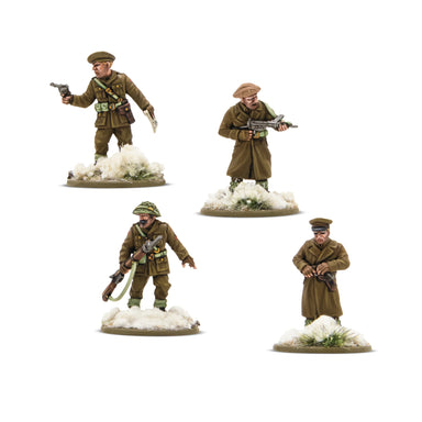 Bolt Action | British | British & Canadian Platoon Commanders Winter | 28mm Resin Blister Pack