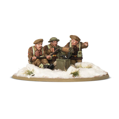 Bolt Action | British | British & Canadian Winter MMG Team | 28mm Resin Blister Pack