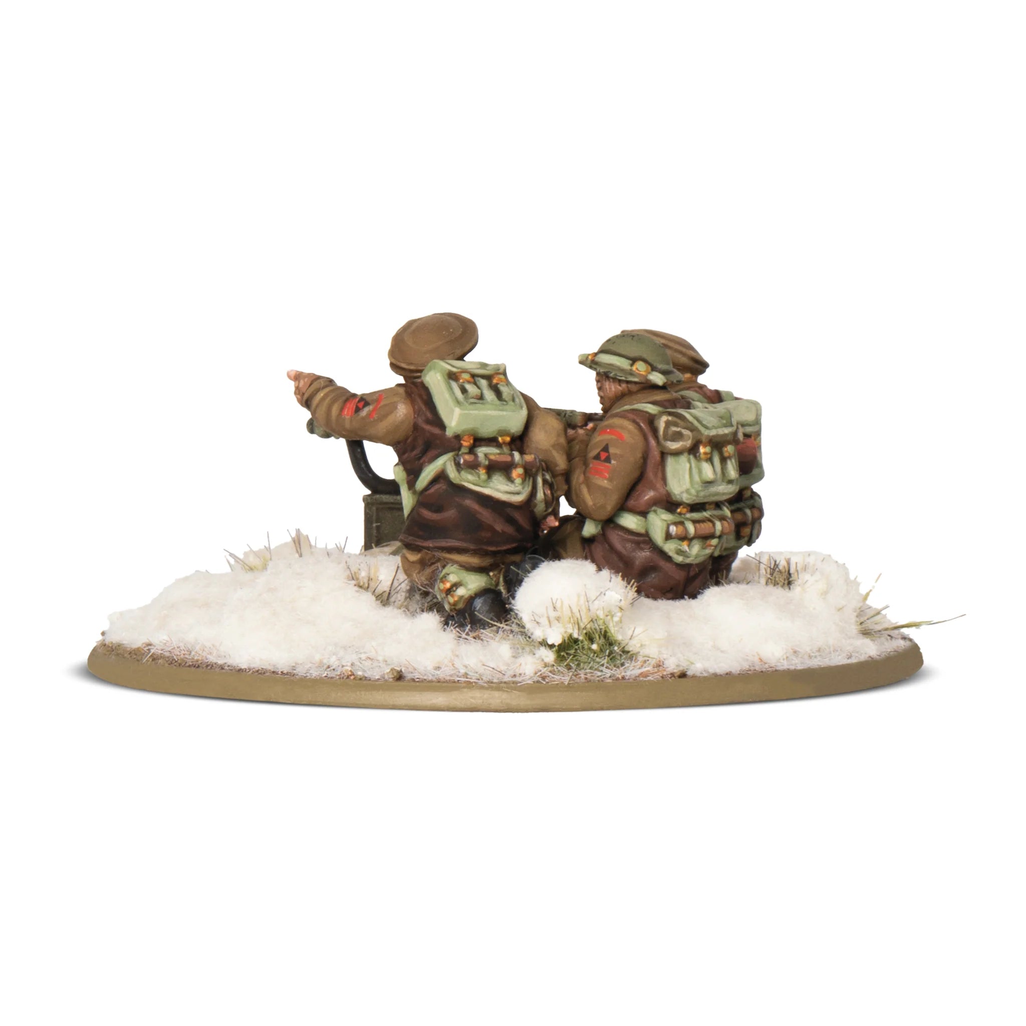 Bolt Action | British | British & Canadian Winter MMG Team | 28mm Resin Blister Pack