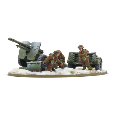 Bolt Action | British | British Infantry Winter 25 Pdr and Crew| 28mm Metal Blister Pack