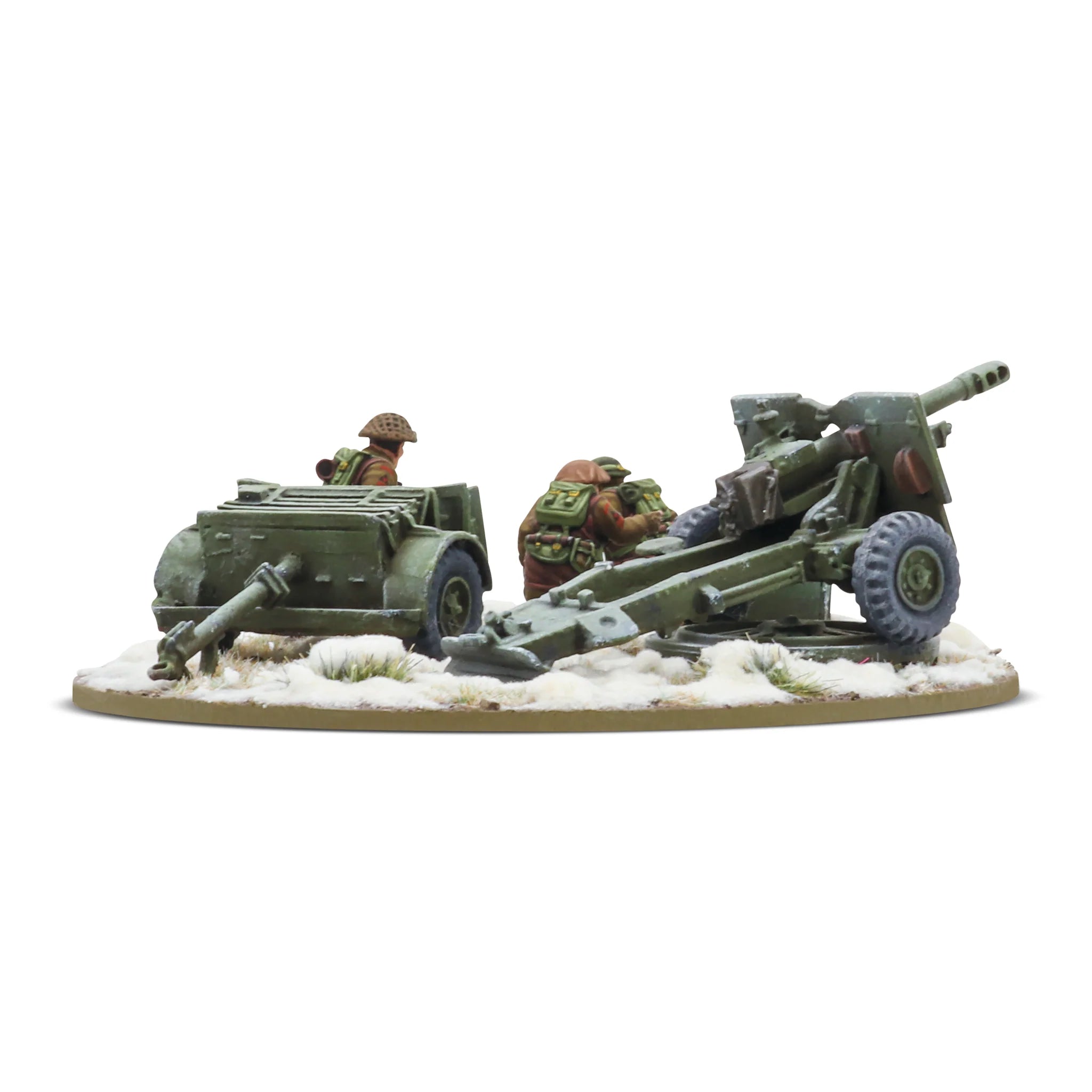 Bolt Action | British | British Infantry Winter 25 Pdr and Crew| 28mm Metal Blister Pack