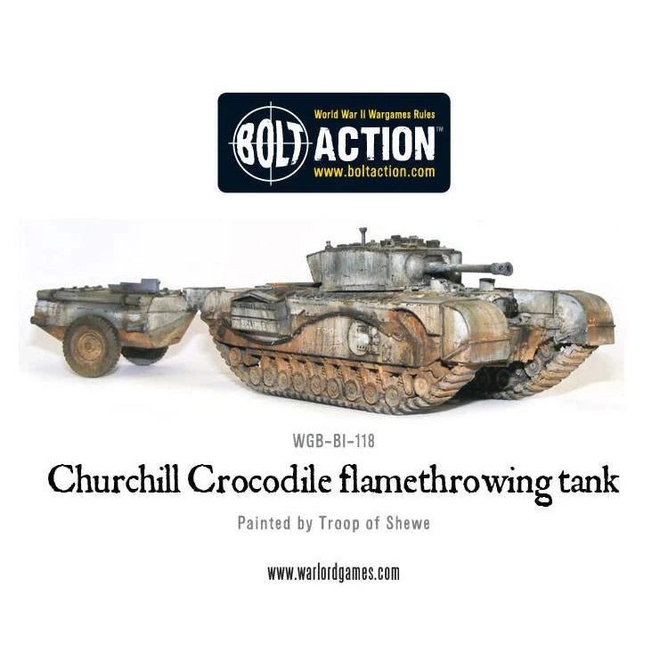 Bolt Action | British | Churchill Crocodile | 28mm Resin Metal Vehicle