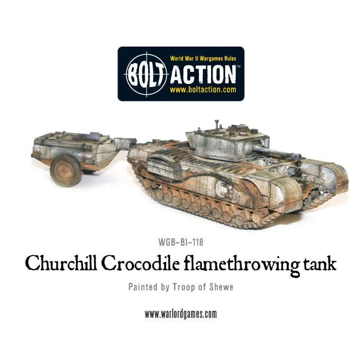 Bolt Action | British | Churchill Crocodile | 28mm Resin Metal Vehicle