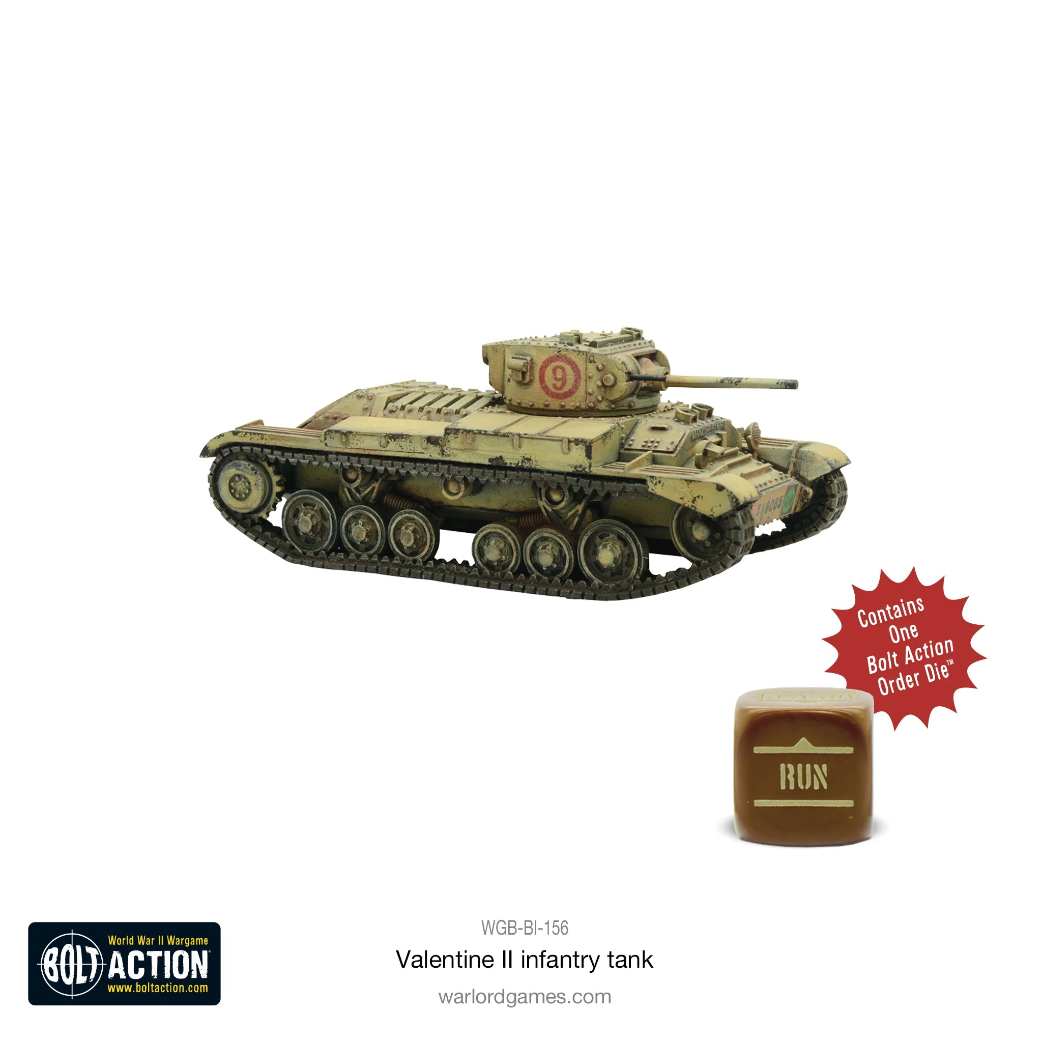 Bolt Action | British | Valentine II | 28mm Resin Metal Vehicle
