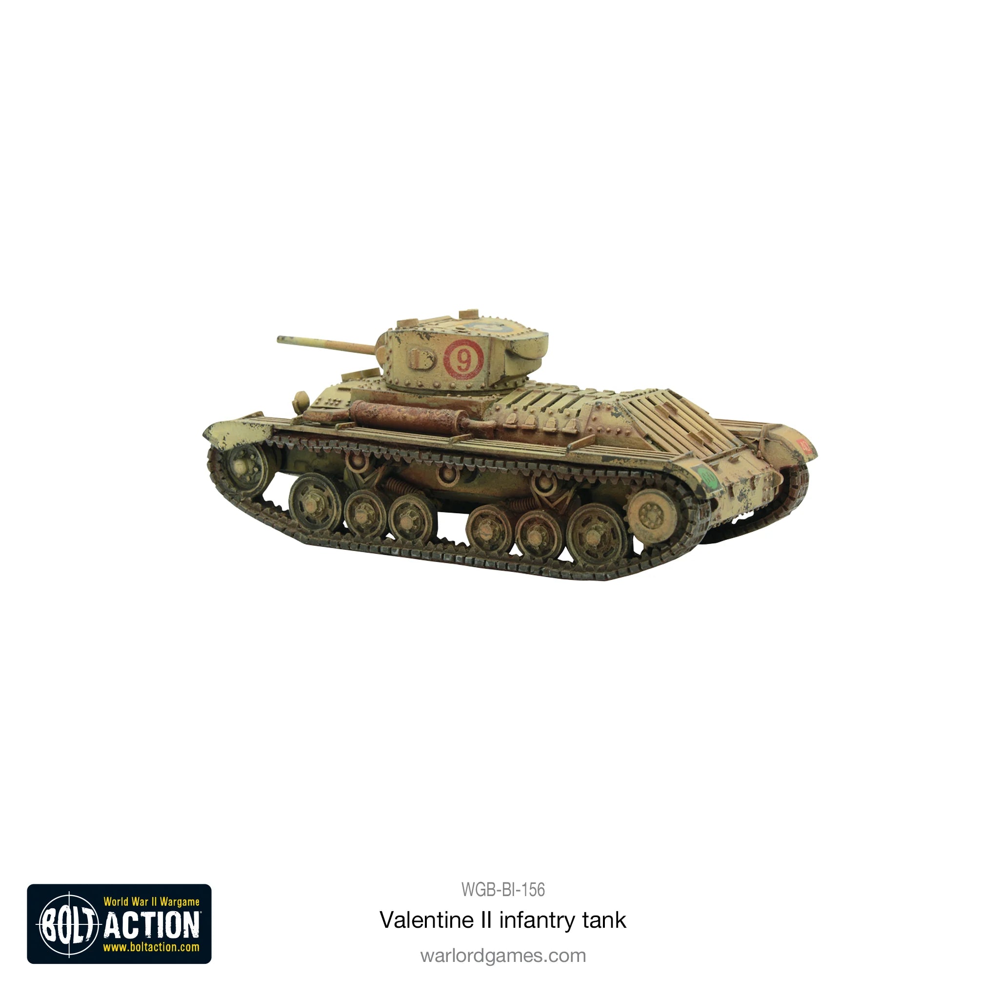 Bolt Action | British | Valentine II | 28mm Resin Metal Vehicle
